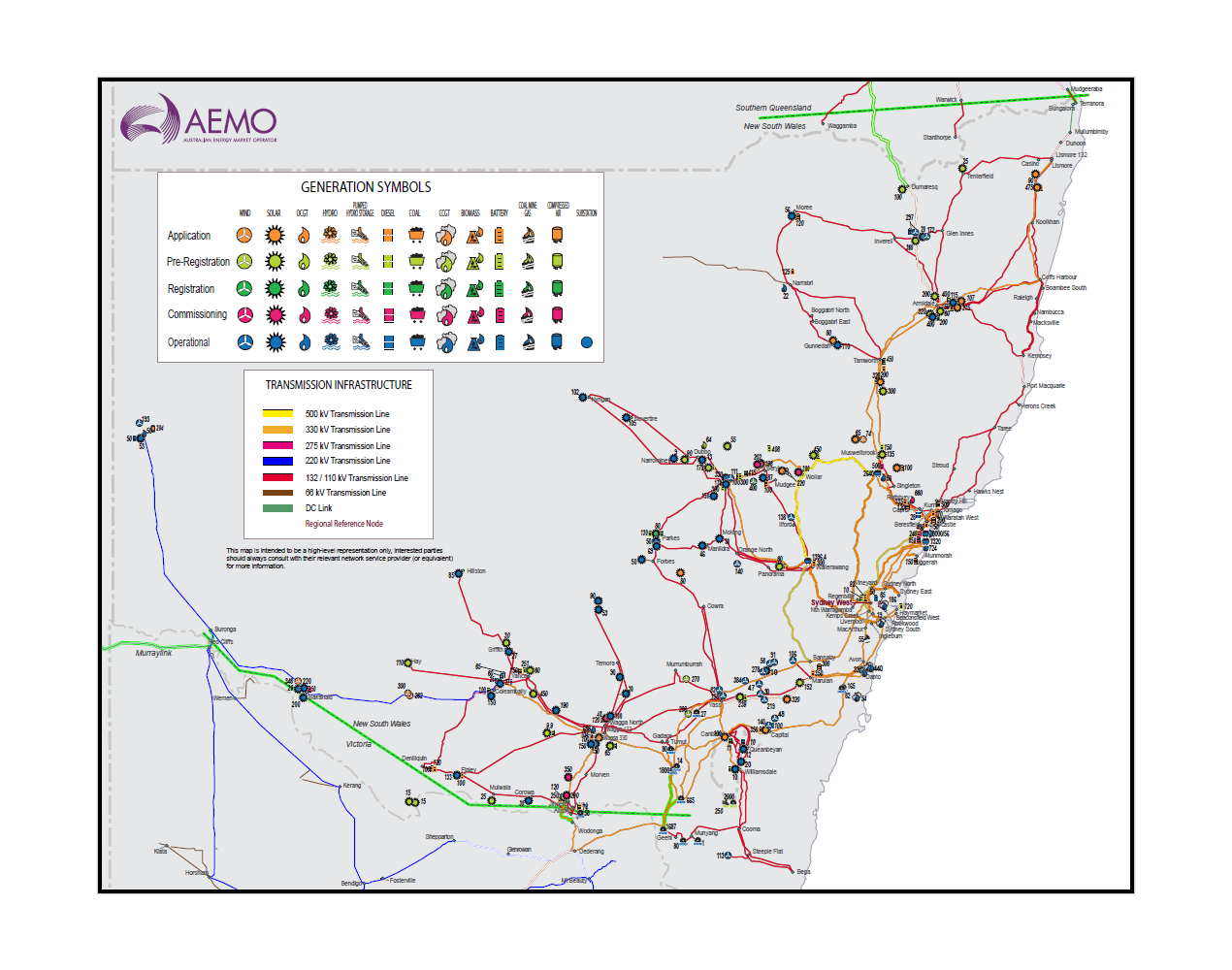 AEMO | NEM generation maps