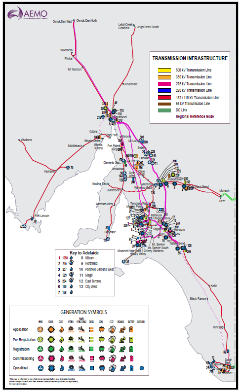 AEMO | NEM generation maps