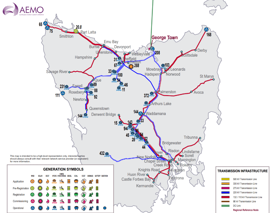 AEMO | NEM Generation Maps