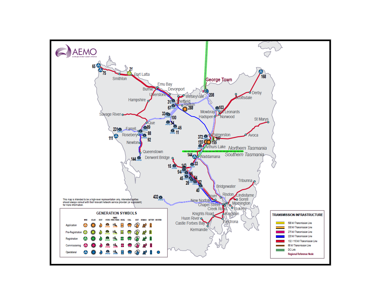 AEMO | NEM generation maps