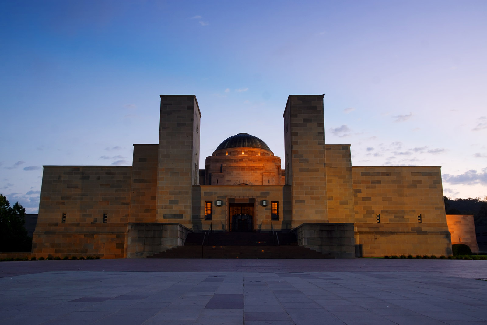 Australian War Memorial Canberra at dawn